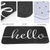 Aeviko Grey Door Mat | Simple, Elegant Non-Slip Mat for Entryways and Hallways