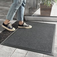 Aeviko Rubber Door Mat | Heavy-Duty Outdoor Mat for Dirt and Moisture Control